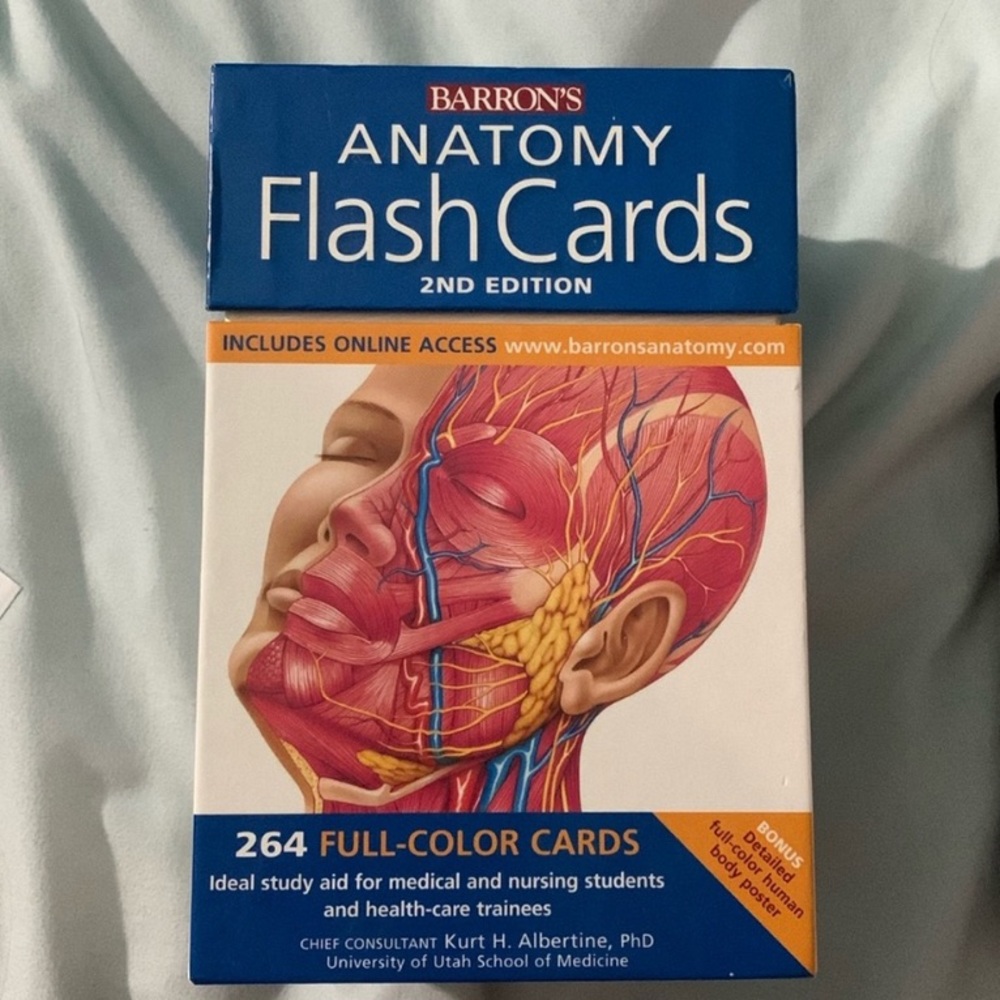 Anatomy study flash cards 🃏 and CD Module